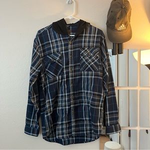 Rugged Exposure Hooded Light Flannel